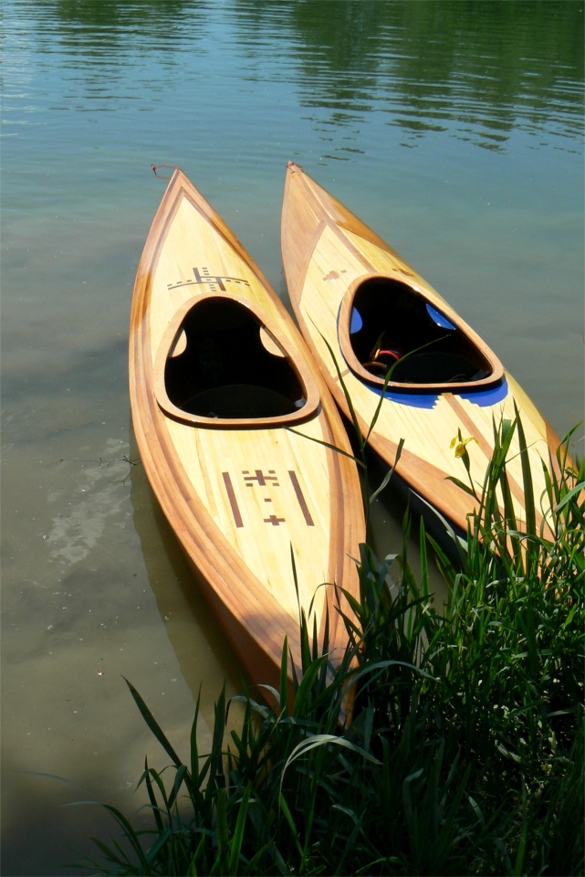 Les deux kayaks sont enfin réunis sur cette photo du 17 mai dernier. 