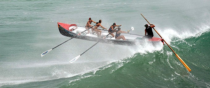 Surf rowing